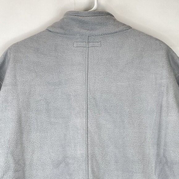 Men Full Zip Polar Fleece Sweater Jacket Gray Size 2XL - Picture 14 of 15